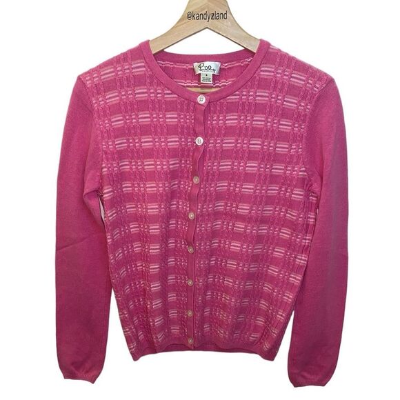 LILLY PULITZER Lexi Cardigan In Pink Vintage White Label - Picture 1 of 4